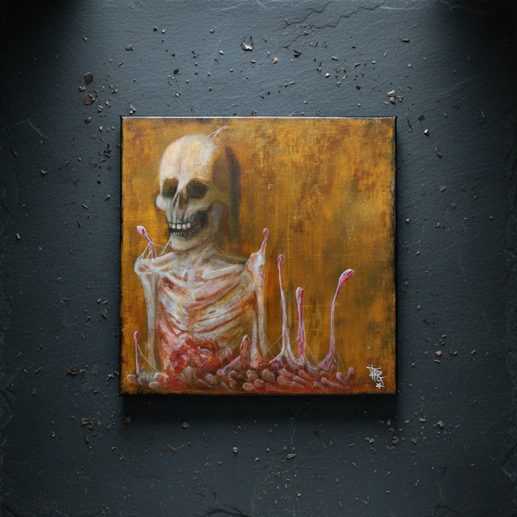 Death and Corruption — original dark art painting